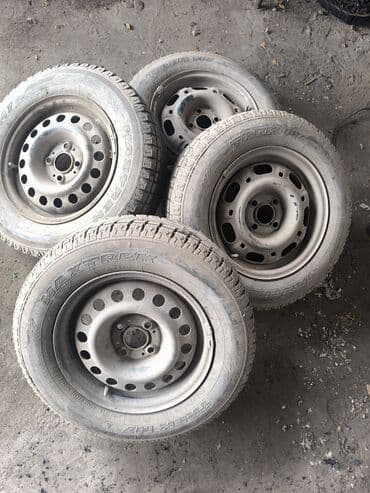 стальные диски r14 б у: Колеса в сборе 185 / 70 / R 14, Зима, Комплект, Легковые, Железные, отверстий - 4 — 2