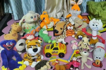 бизи домик: Большой набор детских игрушек. Состав: - Мягкие игрушки: тигры — 1