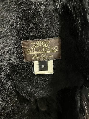 дубленка куртка: Дубленка, Классическая модель, Длинная модель, XS, S — 8