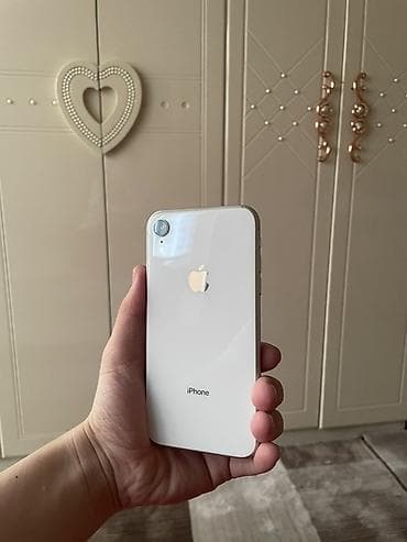 IPhone Xr, Б/у, 64 ГБ, Белый, 100 %