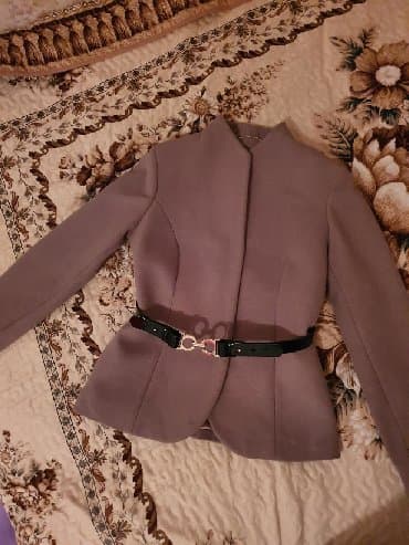 теплый и удобный: Пальто короткое, тёплое, кашемир. Турция 38 размер. Новое с ремнём — 1