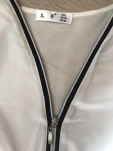 в горох: Блузка, Классическая модель, Трикотаж, Удлиненная модель — 3