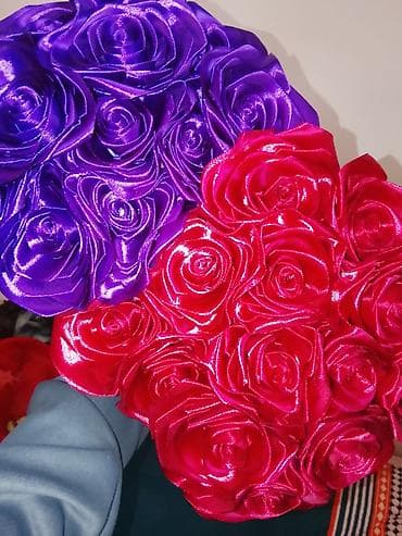 живые розы: 🌹✨ АТЛАСНЫЕ БУКЕТЫ РУЧНОЙ РАБОТЫ ✨🌹 Ищете необычный и запоминающийся — 5