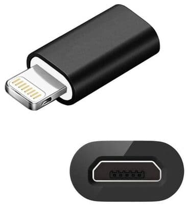 переходник лайтнинг: Адаптер с MicroUSB на Apple-Lightning для скачивания фотографий и — 1