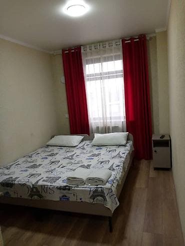 hostel osh: 1 комната, Душевая кабина, Постельное белье, Кондиционер — 2