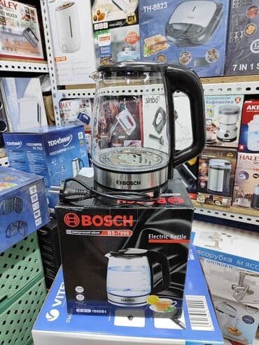 bosch кофемолка: Электрический чайник, Новый, Бесплатная доставка, Платная доставка, Самовывоз — 1