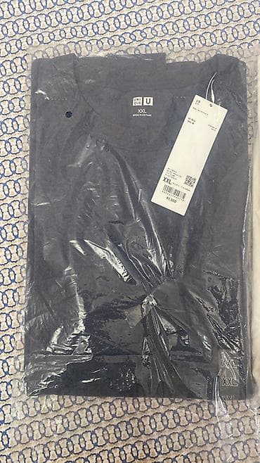 pro force: Футболки Uniqlo U, размер XXL - Модель: базовая футболка Uniqlo U с — 2