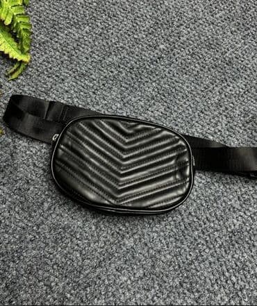 сумку кошелек на пояс: Поясная сумка, бананка, Б/у, Материал: Искусственная кожа, Унисекс — 2