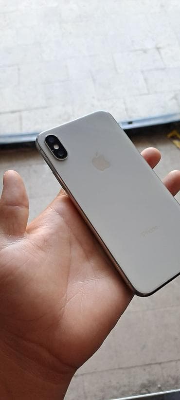 IPhone X, 256 ГБ, Серебристый, 100 %