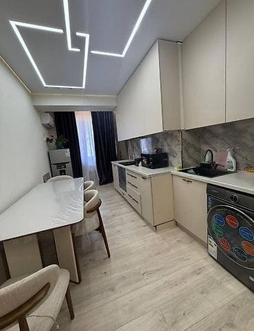 Батирлер: 2 бөлмө, 64 м², Бөкөнбаев/Үметалиев Элитка, 11 кабат, Дизайнердик оңдоо — 9