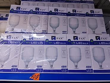Светодиодная лампа FAN LED Bulb 48W - Мощность: 48 Вт - Цоколь