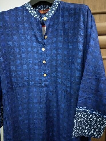 платье дордой: Детское платье, цвет - Синий, Новый — 2