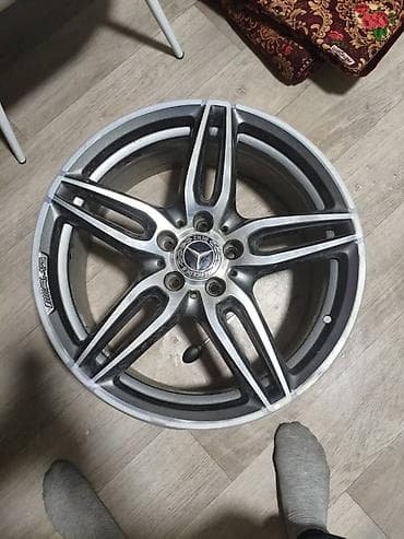 Транспорт: Литые Диски R 19 Mercedes-Benz, Комплект, отверстий - 5, Б/у — 4
