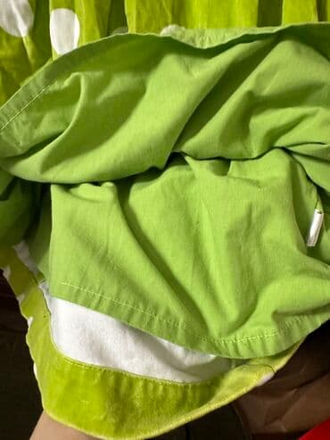 дом вещи: Детское платье, цвет - Зеленый, Б/у — 7