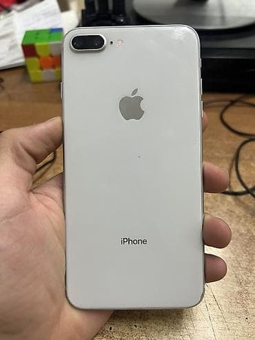 epson 1410: IPhone 8 Plus, Б/у, 64 ГБ, Белый, Защитное стекло, 81 % — 1