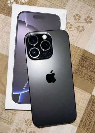 IPhone 16 Pro, 128 ГБ, Space Gray, 100 %