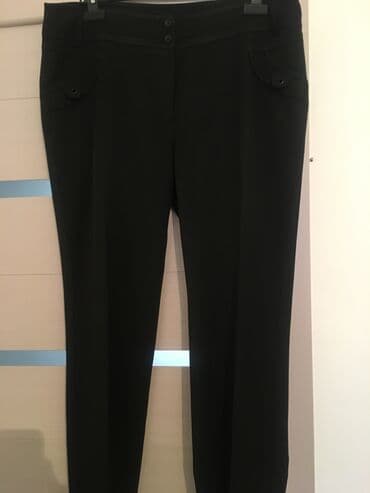 двойка брюки и кофта: Брюки Классические, Осень-весна, Б/у, 2XL — 3