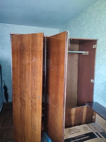 дерево мебель: Стенка-шкаф, Тип стенки-шкафа: Советская, Другое назначение, Б/у, Особенности: Для хранения посуды — 2