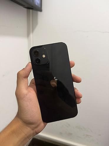 IPhone 12, Б/у, 64 ГБ, Синий, Защитное стекло, 76 %