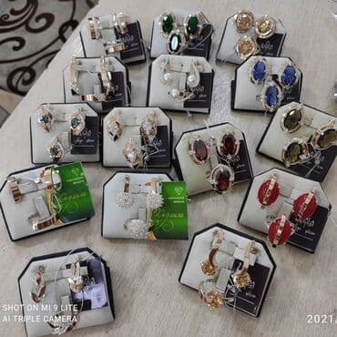 свадебные платья от производителя: Набор украшений, Проба 925, Женские, Новый — 1