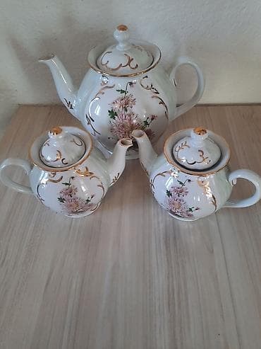 посуда зеркало: Чайник набор — 3