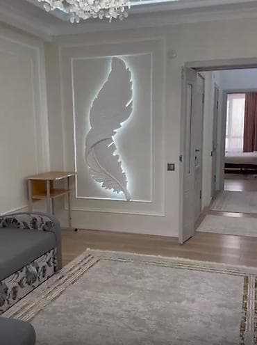 2 бөлмө, 60 м², Элитка, 10 кабат, Дизайнердик ремонт