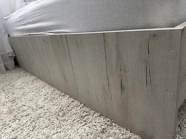 Мебель: Двуспальная кровать, Б/у, С матрасом, длина - 200 см — 5