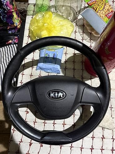 Детали салона: Руль KIA с модулем подушки (крышка airbag) без пиропатрона - — 1