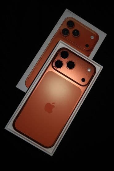 сотовый телефон айфон: IPhone 17 Pro Max, Жаңы, 512 ГБ, Куту — 1