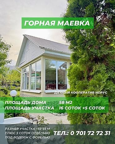 олд бишкек: Продаётся дача рядом с селом Горная Маевка(дачи Норус) площадь участка — 1