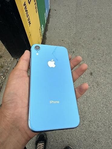 IPhone Xr, 256 ГБ, Голубой, Кабель, 78 %
