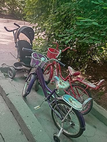 Детские транспортные средства (набор): Всё вместе 4000 сом. 1)