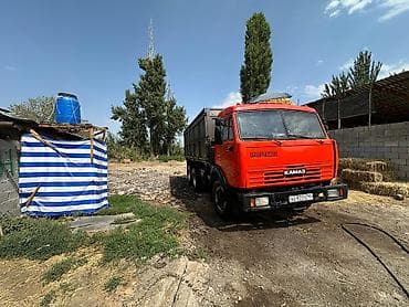 скутер для доставки: КАМАЗ самосвал, 6x4, оранжевая кабина. - Тип: зерновоз/самосвал с — 2