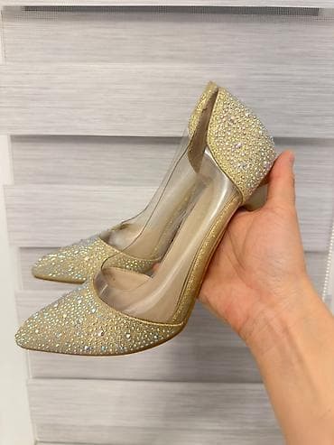 рейбан очки: Босоножки, 37, Gucci, Б/у, цвет - Черный — 8