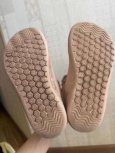 dunk low: Детские ботинки Hobibear непромокаемые зимние, розовые - Модель — 4