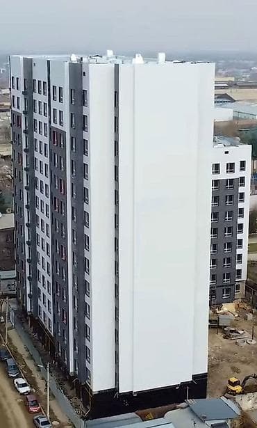 14: 2 комнаты, 43 м², Пишпек Элитка, 13 этаж, ПСО (под самоотделку) — 2
