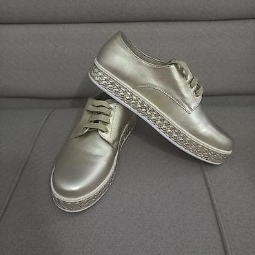 обувью: Кеды miu miu полностью кожа, новыена подошве плетение тоже кожа — 8