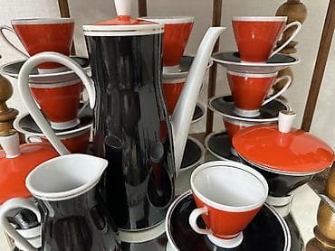 Дом и сад: Кофейный сервиз из костяного фарфора производства Freiberger Porzellan — 10