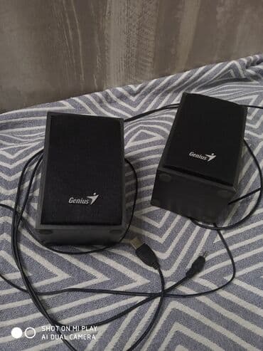 usb колонки со встроенной звуковой картой: Колонки Genius SP-HF160. Это компактные стереоколонки 2.0. Они — 1
