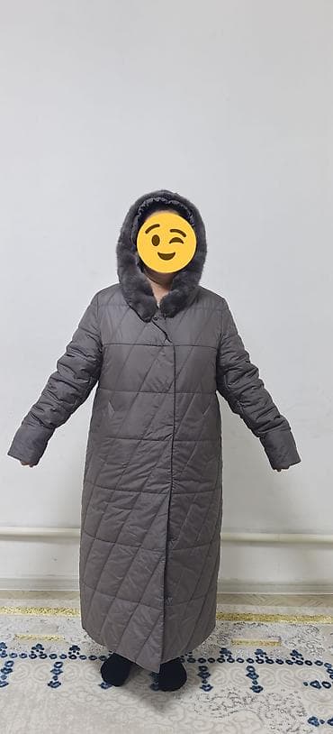 Личные вещи: Пуховик, Длинная модель, Стеганый, 2XL — 1