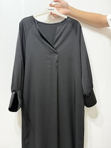 Платье прямого кроя, очень удобное - Длина: миди ниже колено Размер