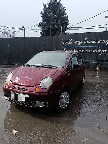 car kg: Daewoo Matiz: 2007 г., 0.8 л, Механика, Бензин, Хэтчбэк — 1