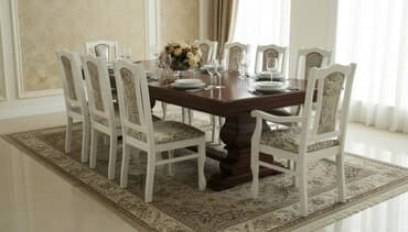 продам мебель б: Стол и стул для зала, цвет - Белый — 1