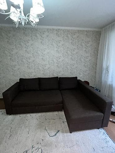 Угловой диван, C подушками, Трехместный