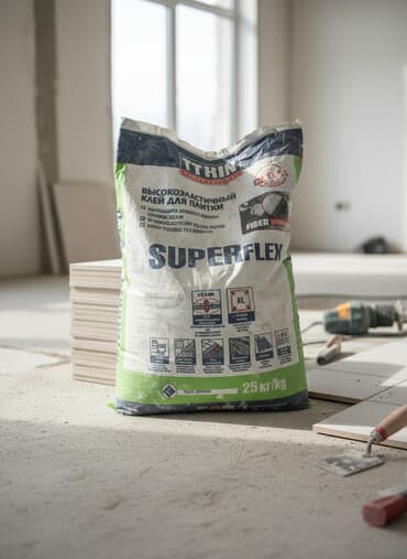 купить суперфосфат 50 кг: Высокоэластичный клей для плитки Superflex от KREISEL PROFESSIONAL — 1