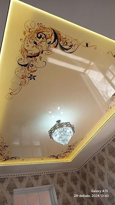 motion design: Натяжной потолок Глянцевое, Матовое, 3D потолки Гарантия, Бесплатная консультация, Бесплатный замер — 6