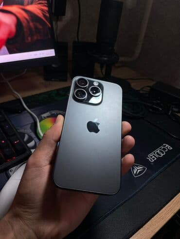 IPhone 15 Pro, Б/у, 128 ГБ, Black Titanium at lalafo.kg IPhone 15 Pro, Б/у, 128 ГБ, Black Titanium