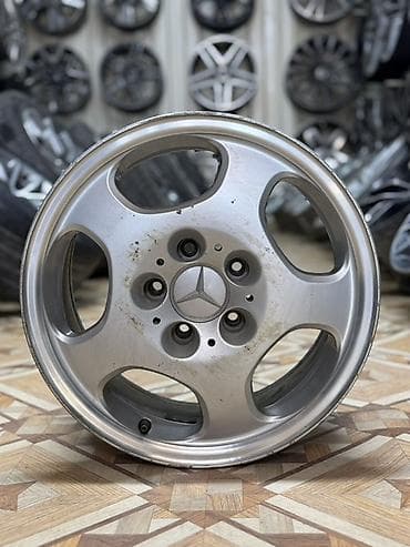 r16 w124: Литые Диски R 16 Mercedes-Benz, Комплект, отверстий - 5, Б/у — 1