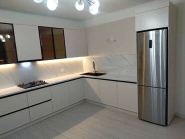 кухонные шкафы на заказ: Ашкана гарнитуру, Жаңы, ДСП, Акылуу жеткирүү — 3