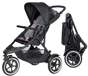 Коляскалар: Балдар арабасы, түсү - Кара, Колдонулган — 6